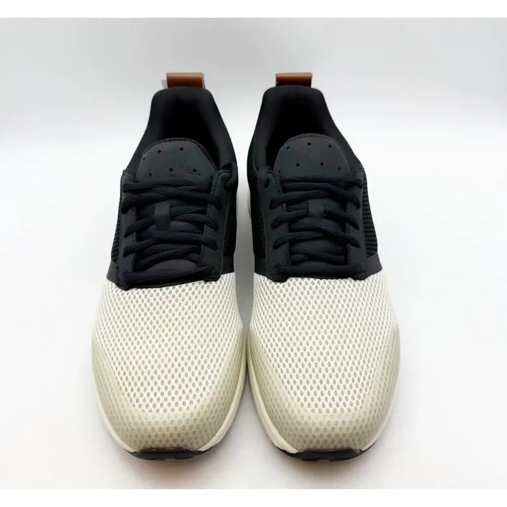 YORK Mens The Henry Runner Athletic Shoes Size 8 Black Cream Sneakers NIB